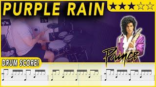 Purple Rain - Prince | DRUM SCORE Sheet Music Play-Along | DRUMSCRIBE