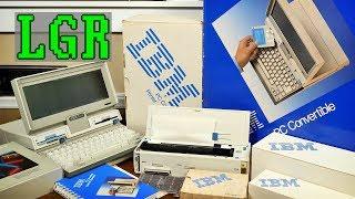 Setting Up An Unused 1986 IBM PC Convertible 5140!