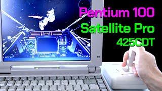 Is a Pentium 100 laptop Good for MS-DOS Gaming? Toshiba Satellite Pro 425CDT Review!   | Ep 07