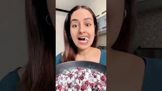 Trying the viral candied cranberries