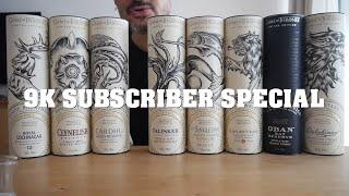 ASMR Drinking Sounds – Game Of Thrones Whisky – 9K SUBSCRIBER SPECIAL