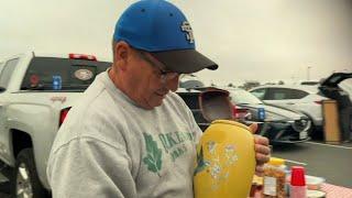 A's fan hopes to spread wife's ashes on field during last game in Oakland