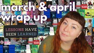 Everything I read in March and April 🫠🫣| 30 books: lit fic, historical, European, queer