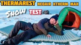 Thermarest neoair xtherm max snow test on Dartmoor!