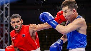 Erislandy Álvarez (CUB) vs. Mukhammadsabyr Bazarbaiuly (KAZ) World Olympic Qualifiers 2024 (63kg)