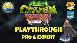 PRO & EXPERT Playthrough, Hole 1-9 - Coven Trials Tournament! *Golf Clash Guide*