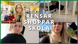 SHOPPAR, RENSAR, SKOLA: LÅNG VLOGG!