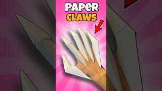 How to Make a Easiest Paper Claws #shorts