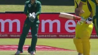 South Africa vs Australia - 4th ODI - Kyle Abbot - Highlights