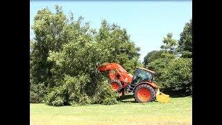 HOW TO CLEAR LOTS with a Farm Tractor and Wicked Grapple!!!