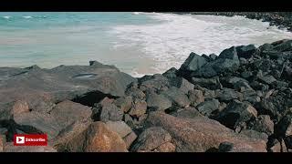 Ceylon waves crashing with Rocks(HD Quality)|Meditation| Study| Sleep Instantly| Mellow Relaxation