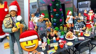 MASSIVE WWE Action Figure Setup Christmas Party 2024!