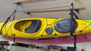 RAD Sportz Kayak Hoist 2 Pack Quality Garage Storage Canoe Lift, A great option for better kayak sto