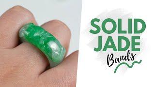 JADEITE JADE BANDS | Solid Jade Rings (no metal!)  ft. Mason-Kay Jade