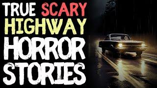 True Highway Scary Horror Stories for Sleep | Black Screen With Rain Sounds