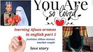 barumsaa Afaan oromoo ingiliffaan learning Afan oromo in english part 5 jalaala (love)