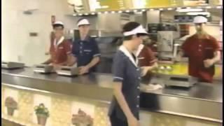 McDonalds "Clean it" training video featuring a fake Michael Jackson