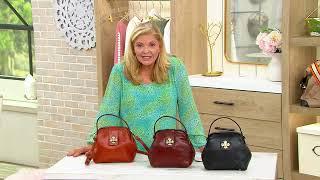 Patricia Nash Kettlewell Top_Handle Bag with Crossbody Strap on QVC