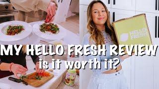 my honest review of hello fresh!!! | affordability, tastiness, difficulty levels, and more!!!