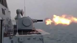 The most exciting fireworks of the Chinese Navy