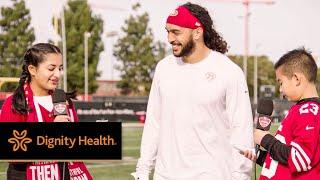 Kid Reporter: 49ers Players Reveal Their 'Football Buddy'