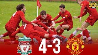 Liverpool 4 x 3 Manchester United▫️U18 Premier League 2019/20▫️Extended Goals & Highlights