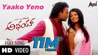 Abhay | Yaako Yeno | Sonu Nigam | Challenging Star DARSHAN | Aarthi Thakur | V.Harikrishna