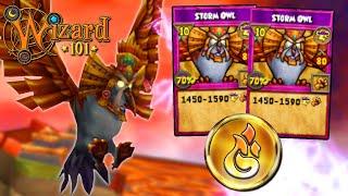 Wizard101 Level 170 Fire PvP: I Used STORM OWL On A FIRE!