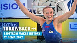 THROWBACK: Sarah Sjostrom Wins 50m Freestyle Gold at Roma 2022 | European Aquatics