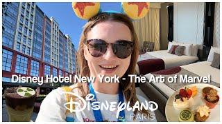 DISNEY HOTEL NEW YORK - THE ART OF MARVEL TOUR ⭐️⭐️⭐️⭐️ DOWNTOWN RESTAURANT BUFFET DISNEYLAND PARIS