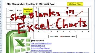 Skip Blanks when Graphing in Microsoft Excel