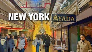 New York City LIVE Manhattan Chelsea Market, Times Square Saturday Evening (February 22, 2025)