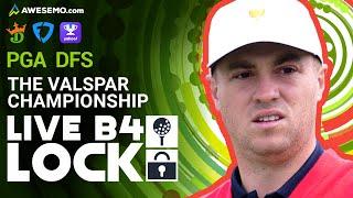 PGA DFS & Fantasy Golf Picks: Valspar Championship Live Before Lock | DraftKings & FanDuel