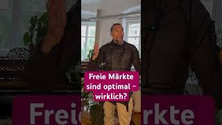Freie Märkte sorgen für uns alle - daher: nicht regulieren! Stimmt das? Immer und überall?