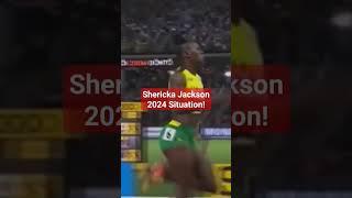 Shericka Jackson 2024 Situation Is Crazy! #paris2024 #athlete #trackandfield #tnfworldwide #shorts