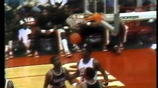 Michael Jordan 53 pts,8 reb, season 1987 bulls vs blazers