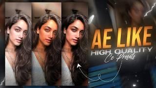 3 Best Quality Ae Like CC  | Preset & XML File | Alight Motion | Rajj Editz |