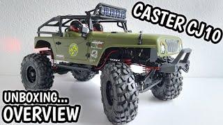 CASTER RACING CJ10 JEEP Rock Rocket Unboxing and Overview