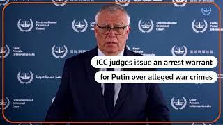 ICC judges issue arrest warrant against Vladimir Putin