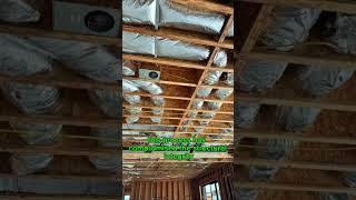 The floor joist are destroyed with too many holes. #homeinspection #whatthefriday