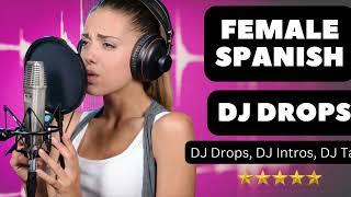 Professional High-Quality Female Spanish DJ Drops