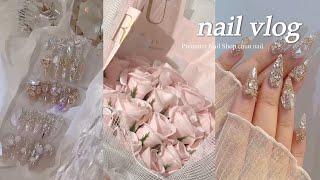 nail vlog | 네일샵 브이로그 네일박람회 / 네일샵 원장의 출퇴근 일상 ️ 네일재료 언박싱 스톤아트 전문샵 화려한아트 🫧세택네일엑스포