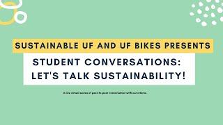 Student Discussions: Let's Talk Sustainability