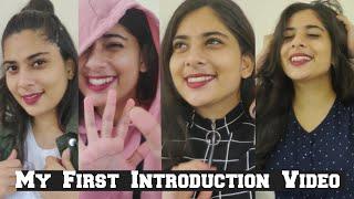 My First Introduction Video  || YouTube Channel Intro || SharmaJi Ki Ladki