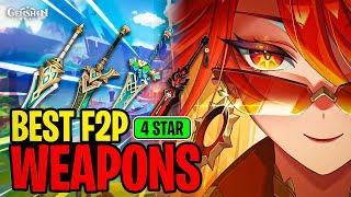 Best F2P 4 Star Weapons For Mavuika - Genshin Impact