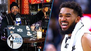 Karl-Anthony Towns Goes Next Level to Troll Cowboys Fan TJ Jefferson | The Rich Eisen Show