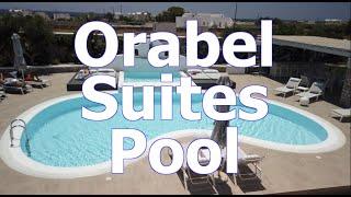 Orabel Suites Pool at Perivolos Beach - SantoriniDave.com