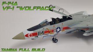 FULL BUILD Tamiya 1/48 F-14A VF-1 "Wolfpack"