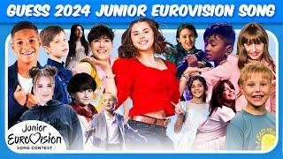 Guess the Song Junior Eurovision Song Contest 2024  | Music Quiz