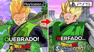 5 Personagens BONS em Tenkaichi 3 que FICARAM RUINS em Sparking! ZERO